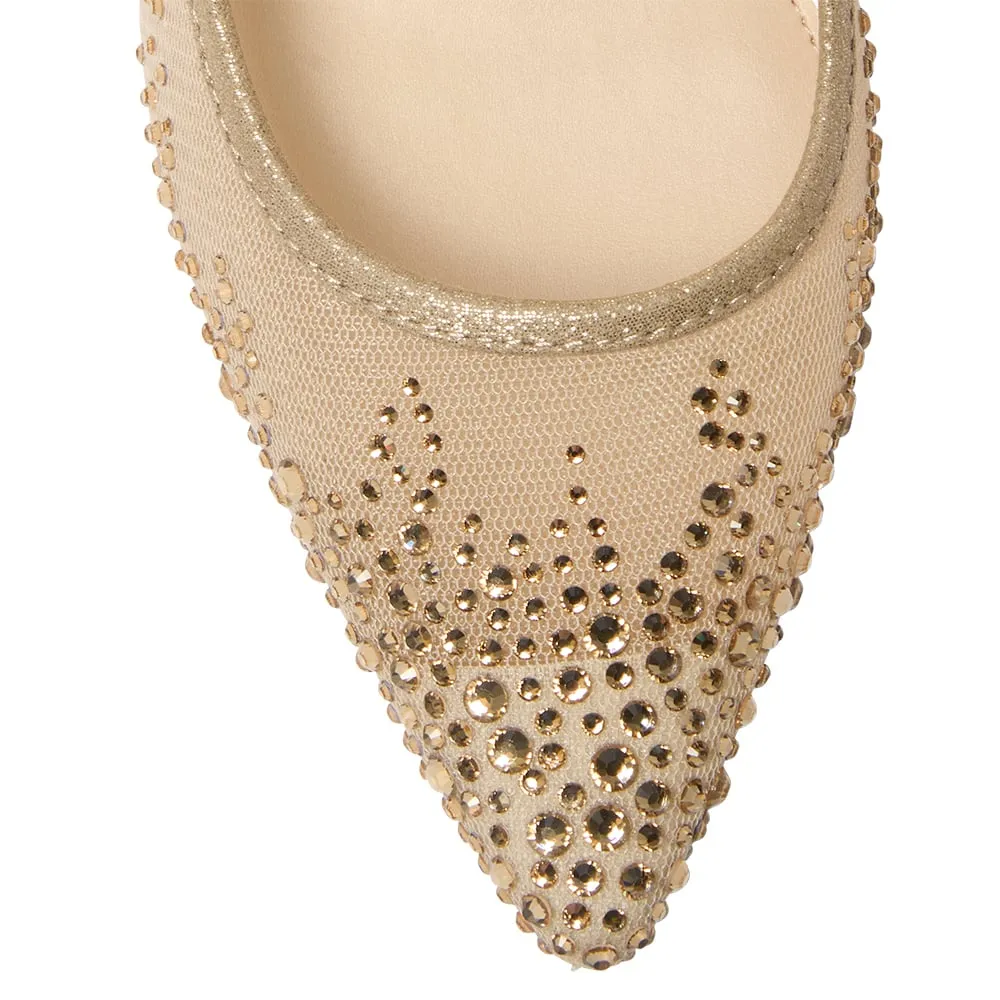 Nalia Heel in Taupe