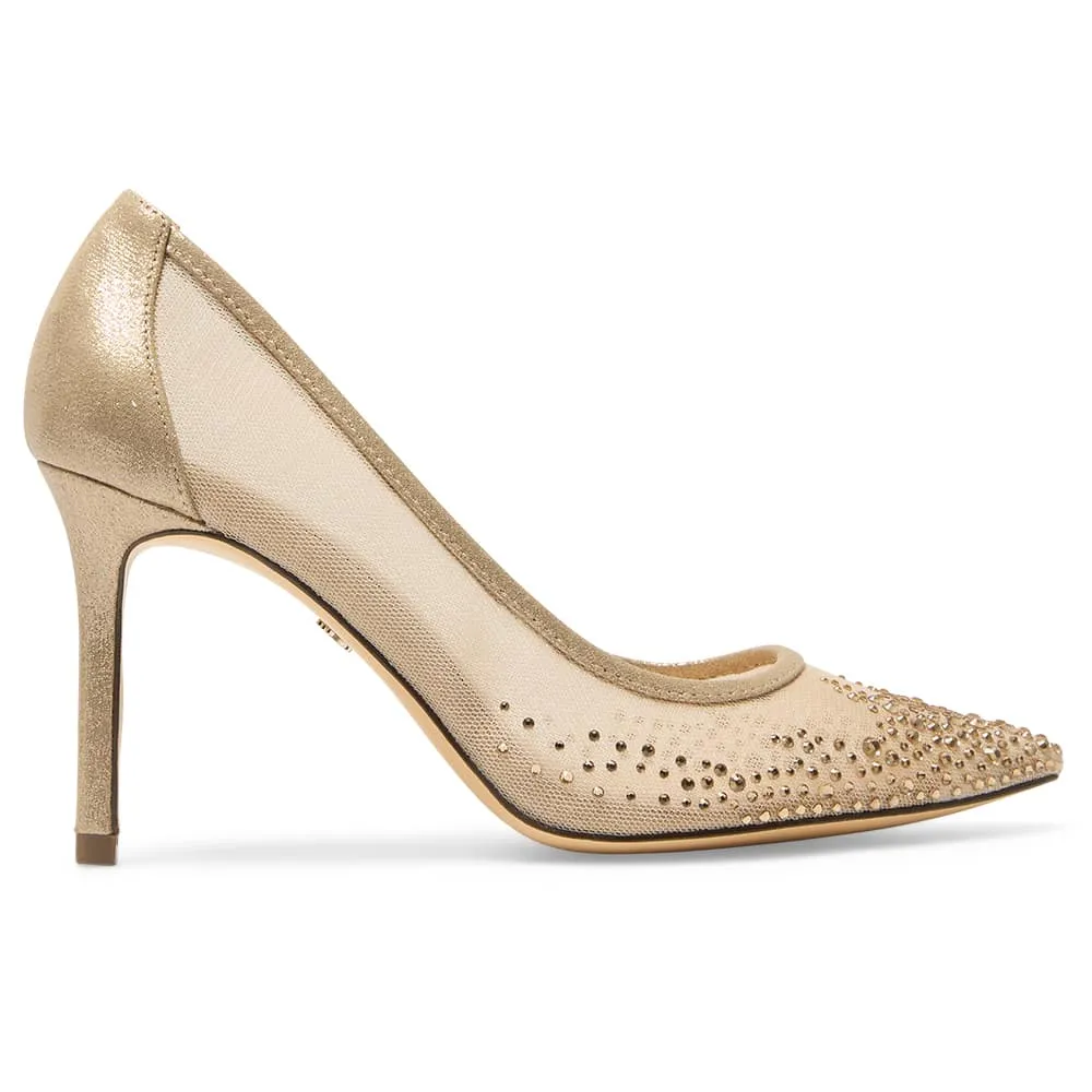 Nalia Heel in Taupe