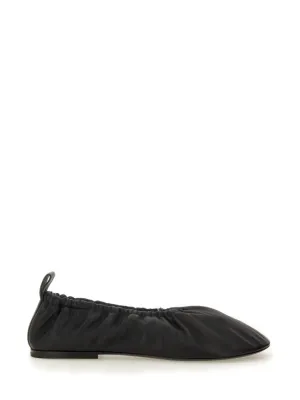Nappa Ballerina Flats With Subtle Heel