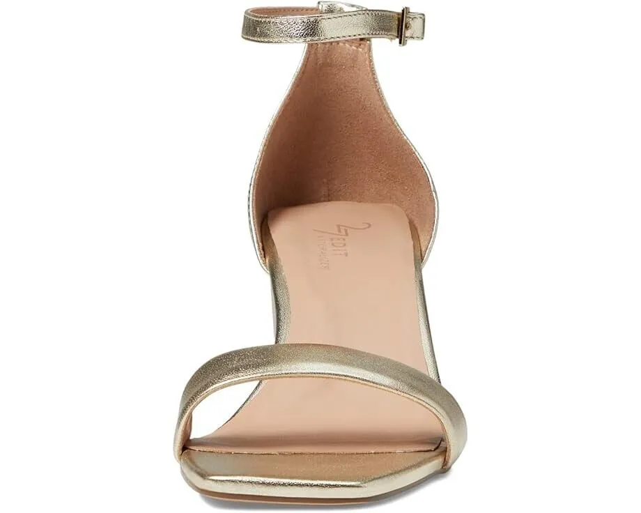 Naturalizer 27 Edit Iriss Dress Sandal Women 8.5 Gold Leather Ankle Strap ZPO991