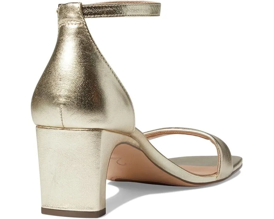 Naturalizer 27 Edit Iriss Dress Sandal Women 8.5 Gold Leather Ankle Strap ZPO991