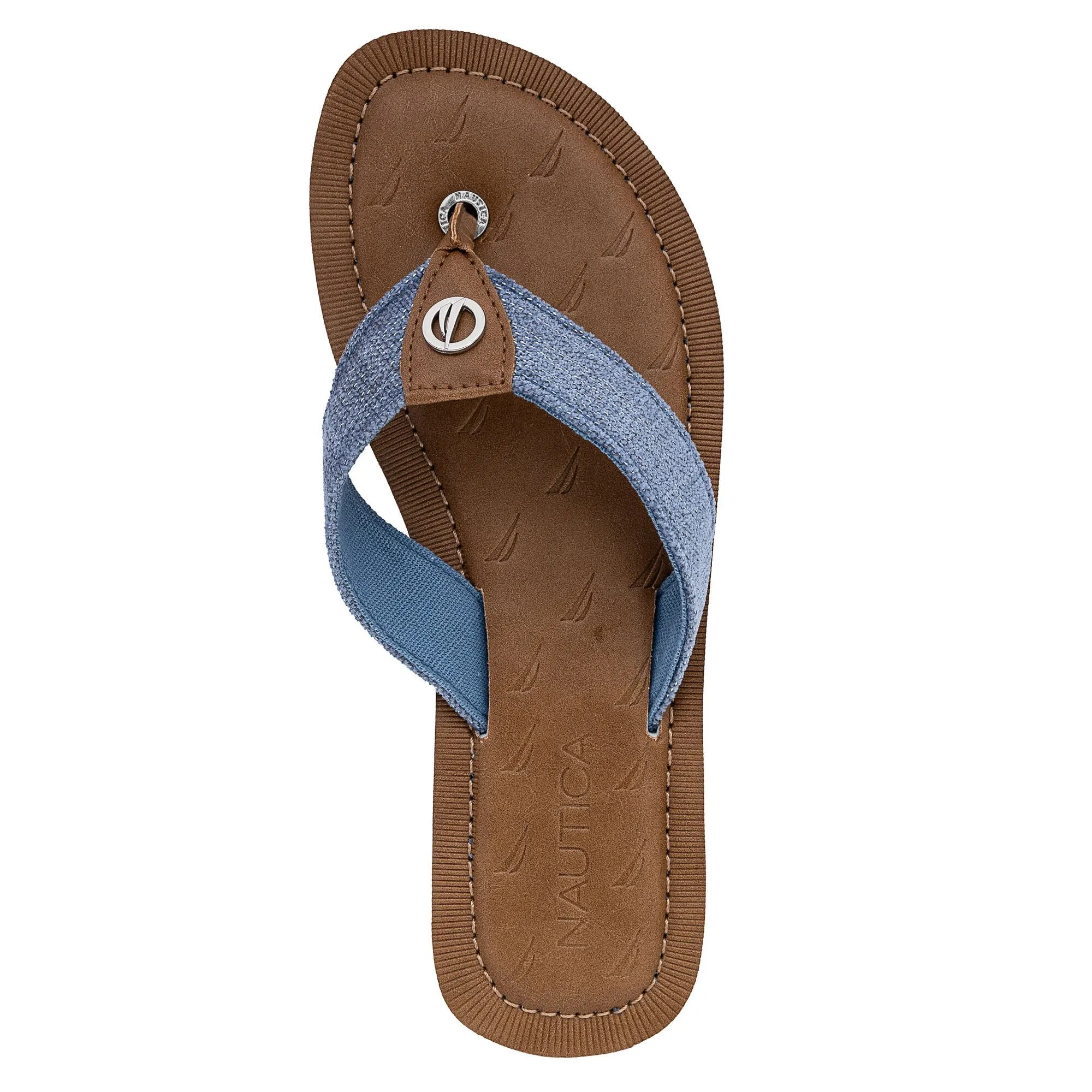 Nautica Womens Sparkle Thong Sandal