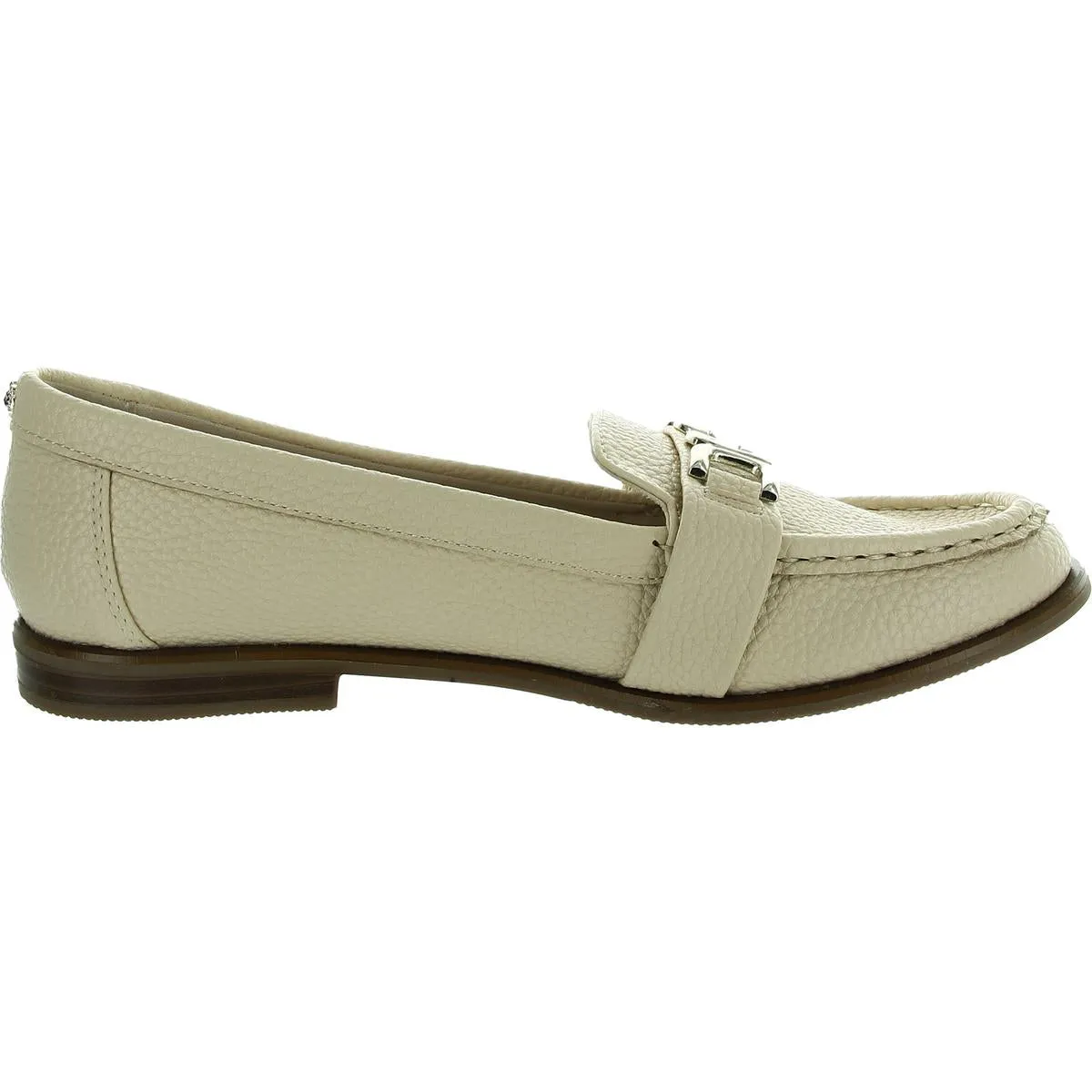 Neela Womens Solid Leather Loafers