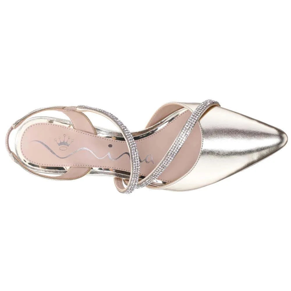 Nela Heel in Platino Met Foil