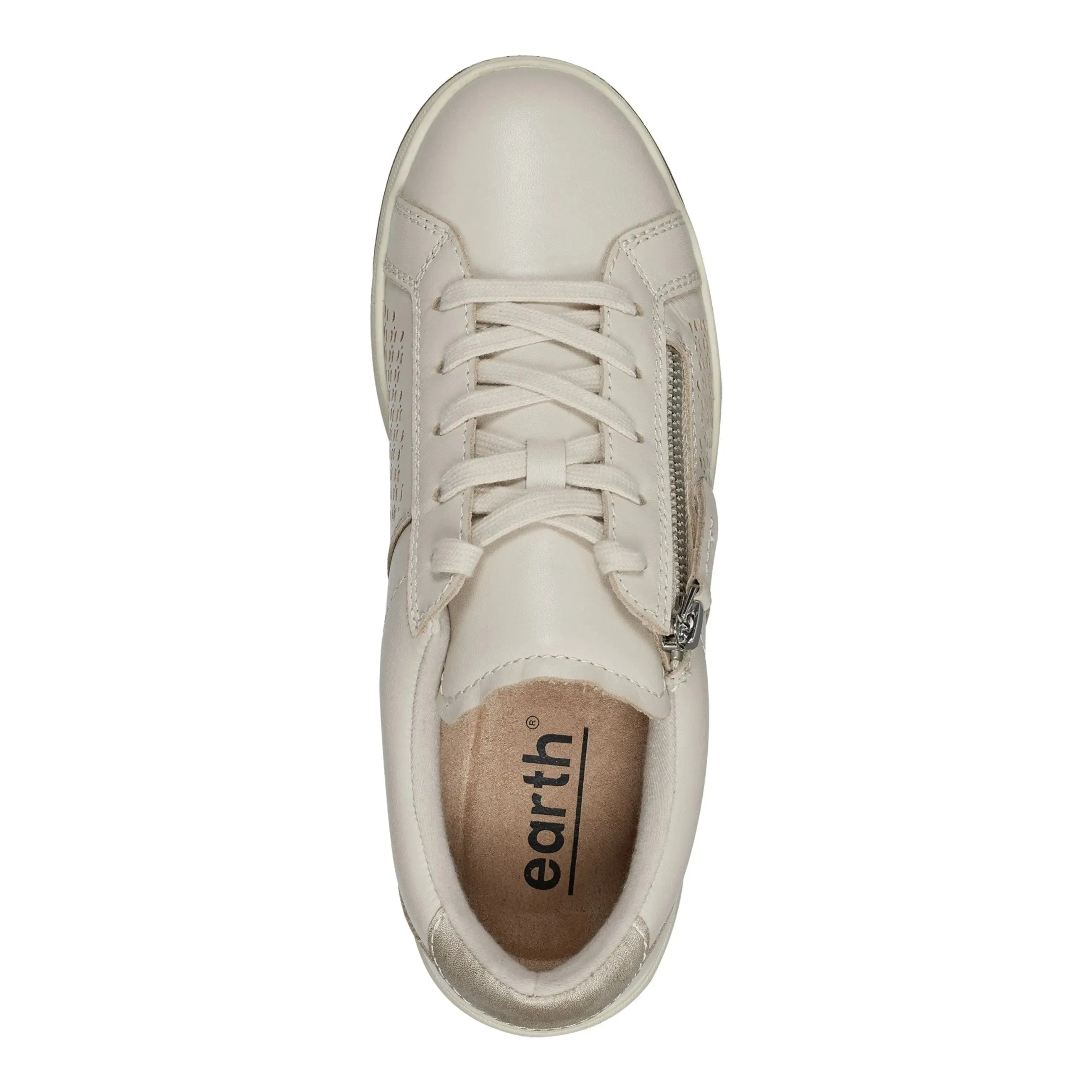 Netta Round Toe Casual Lace-up Sneakers