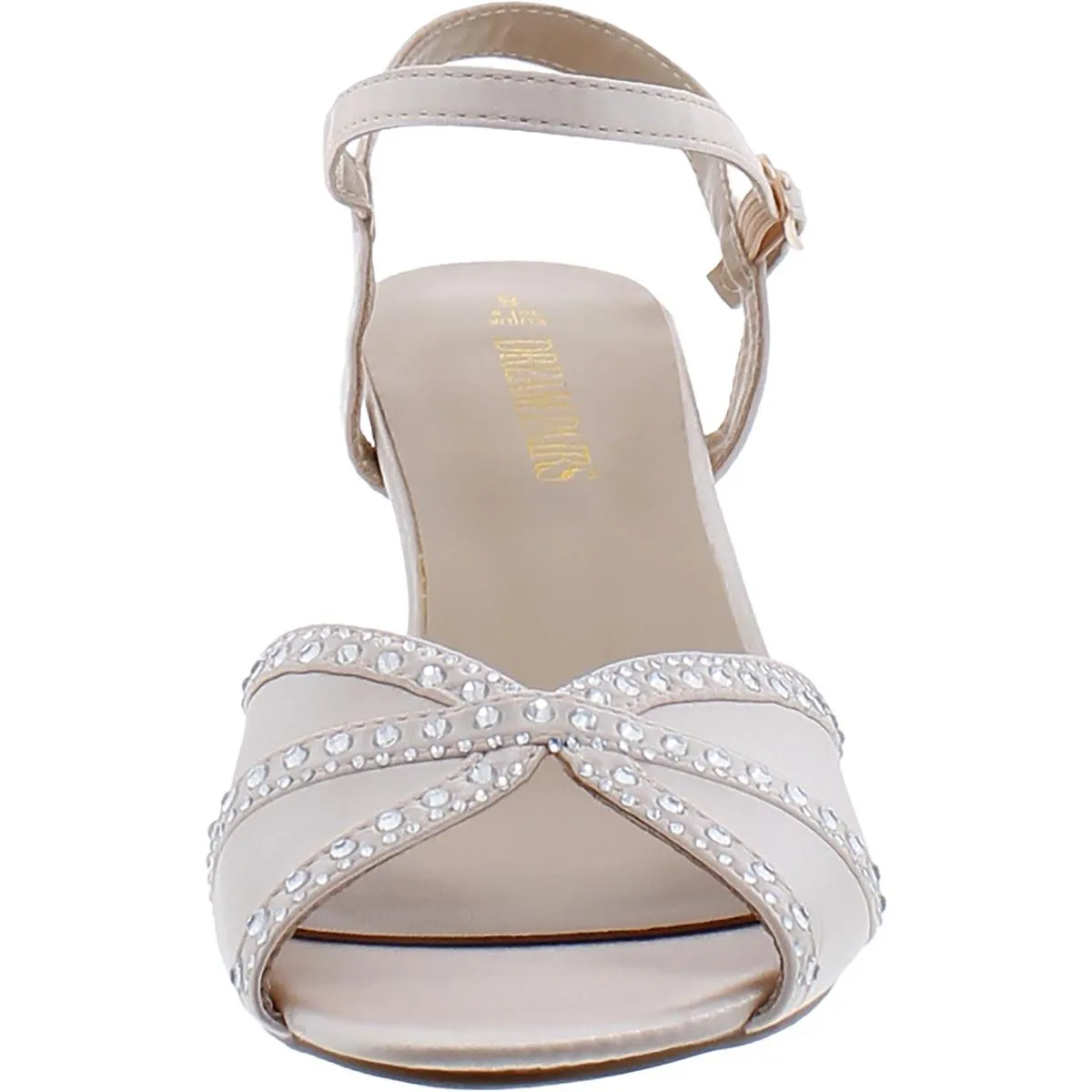 Nina-150 Womens Faux Leather Glitter Evening Sandals