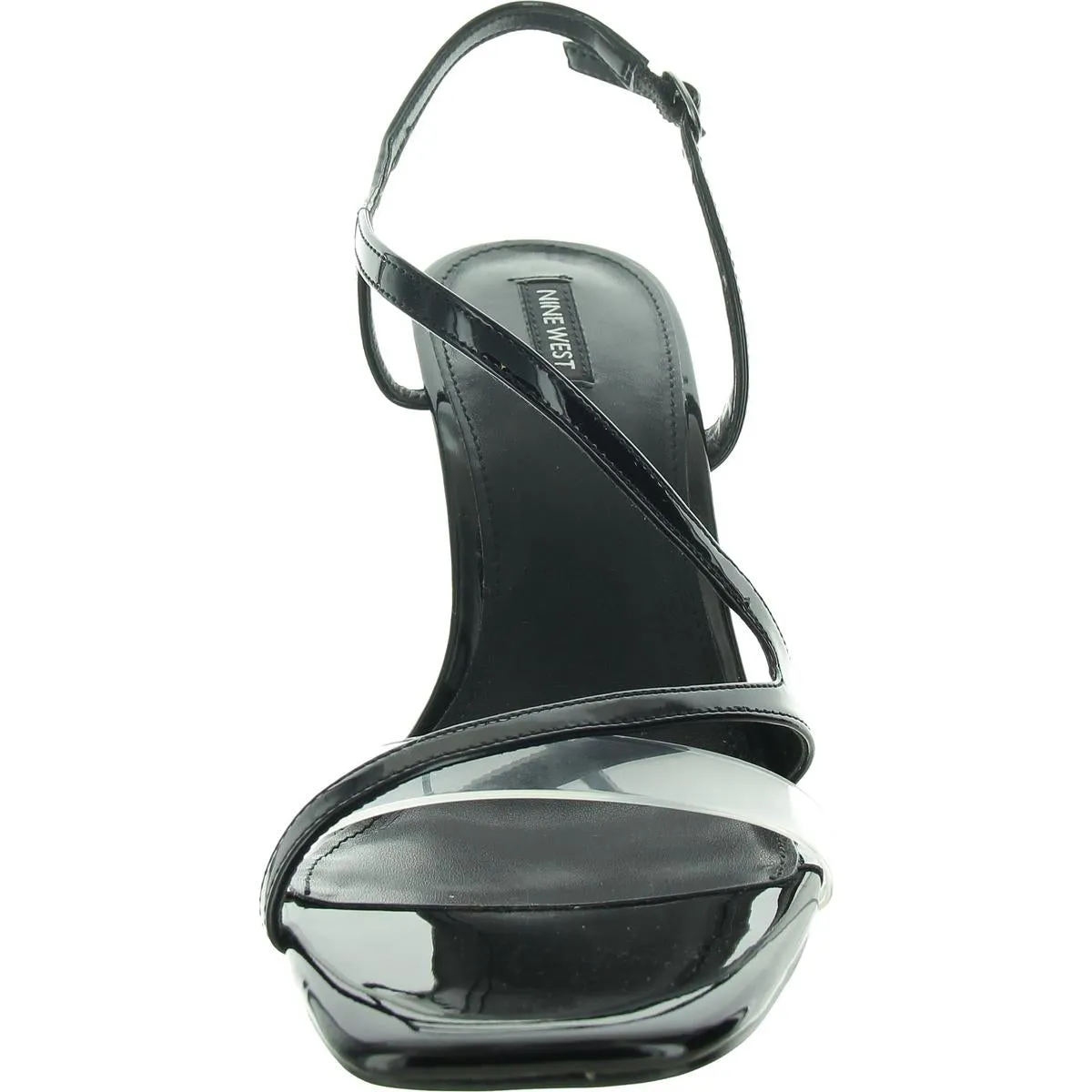 Nines Womens Slip On Buckle Strappy Sandals