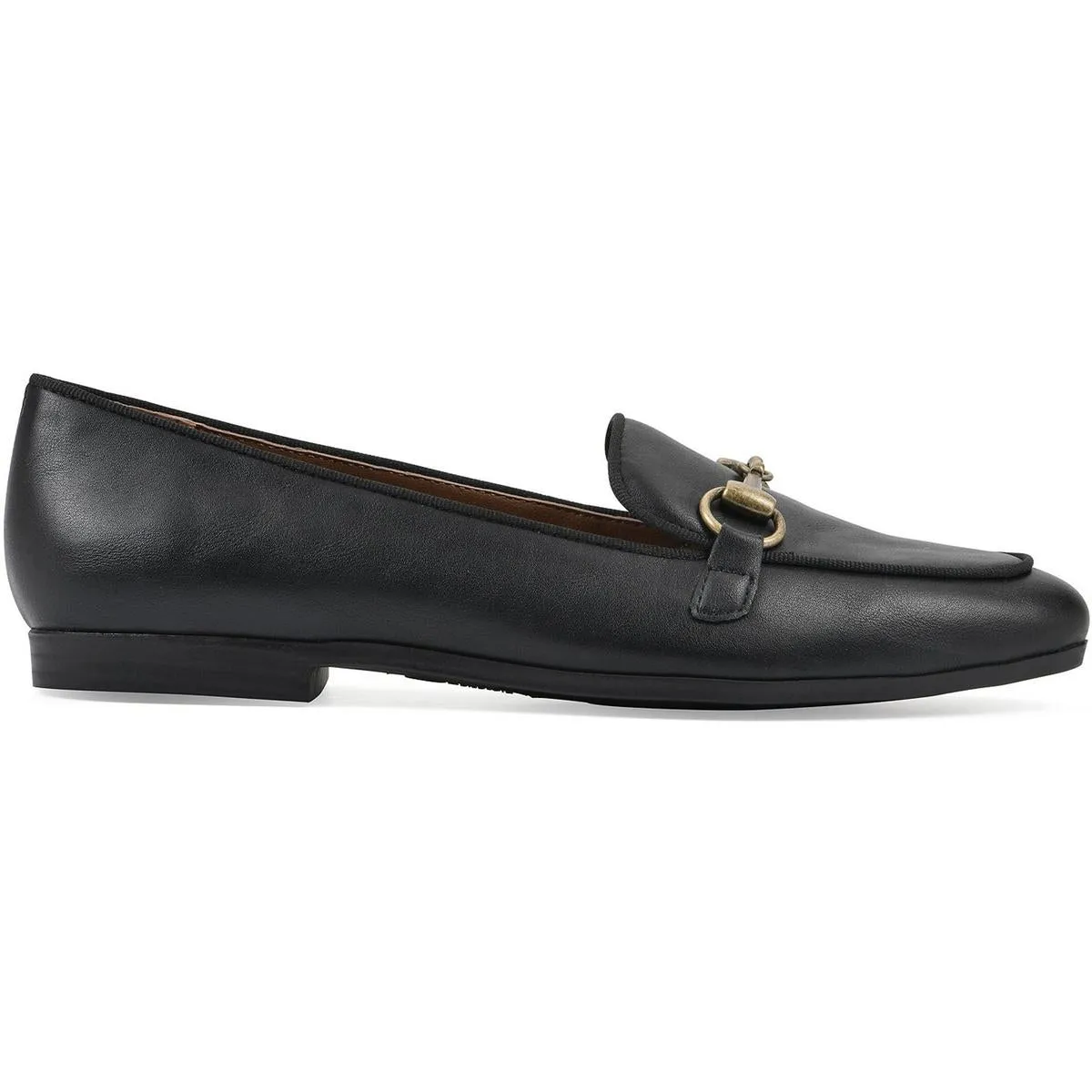 Nooks Womens Buckle Manmade Loafers
