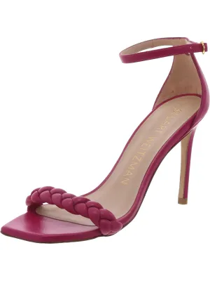 Nudist Glam Playa 100 Womens Stiletto Open toe Ankle Strap