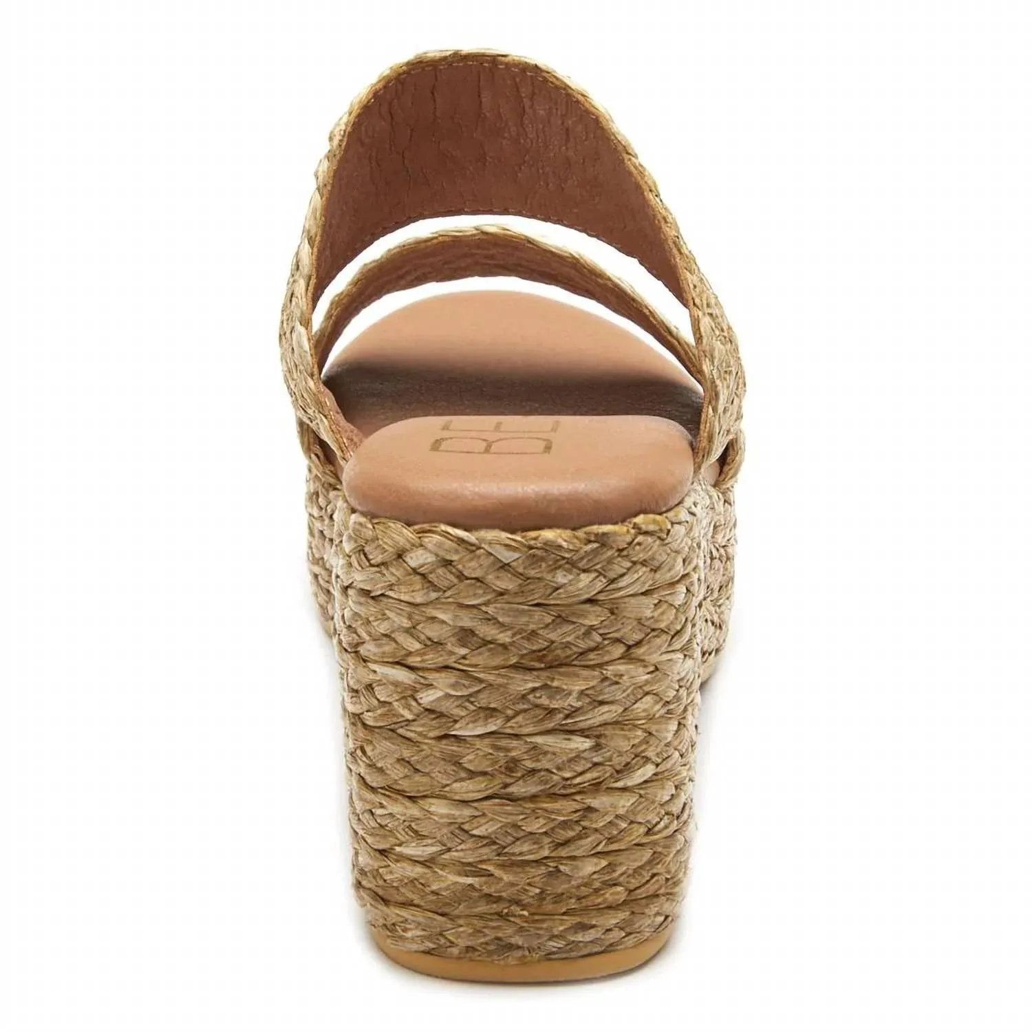 Ocean Ave Platform Slide Sandal In Cognac