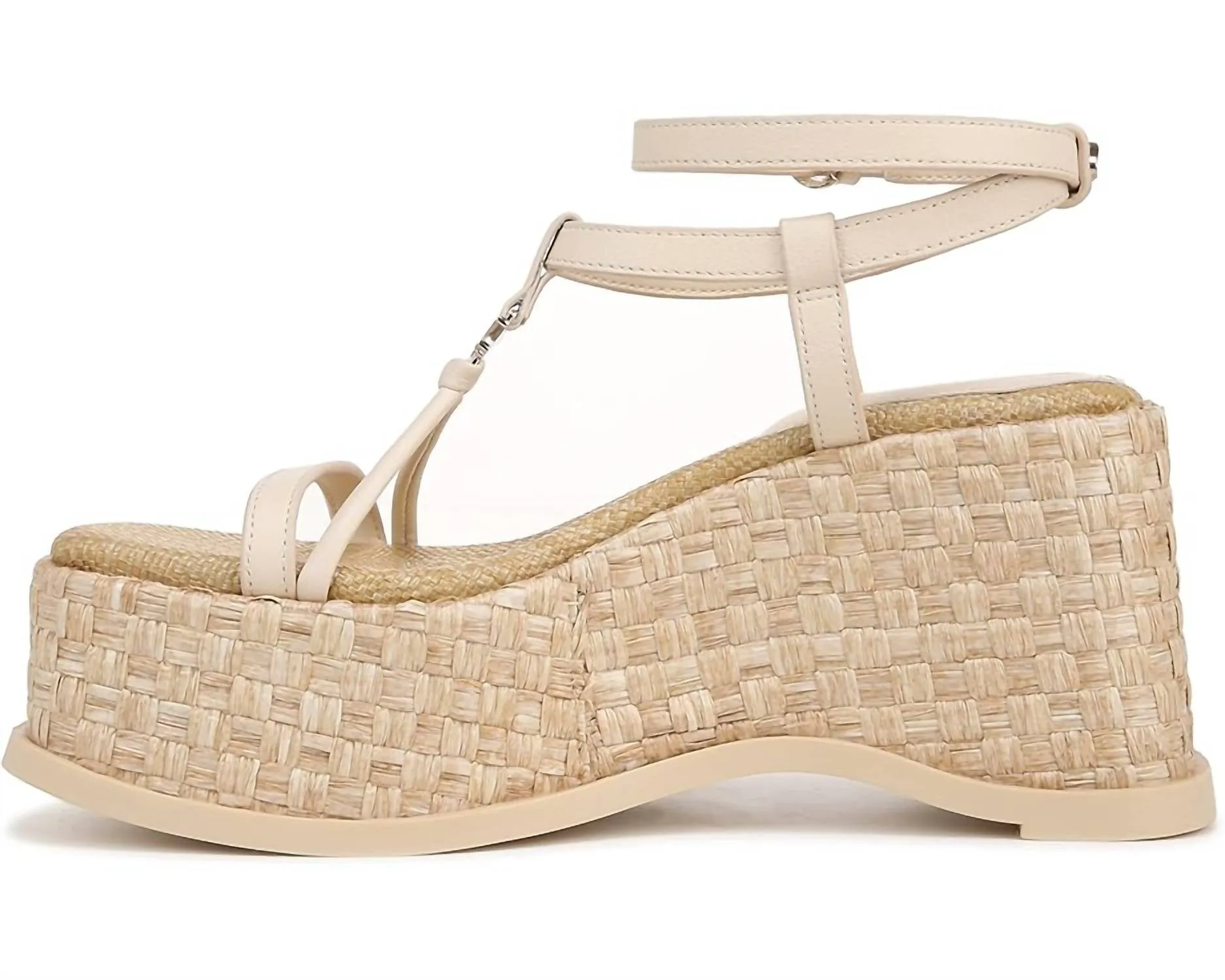 Odette Platform Sandal In Vanilla Bean