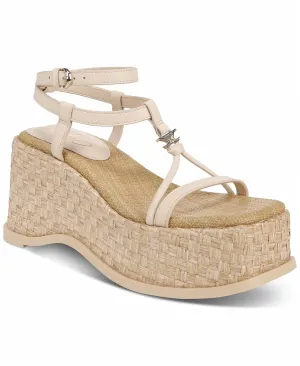 Odette Platform Sandal In Vanilla Bean