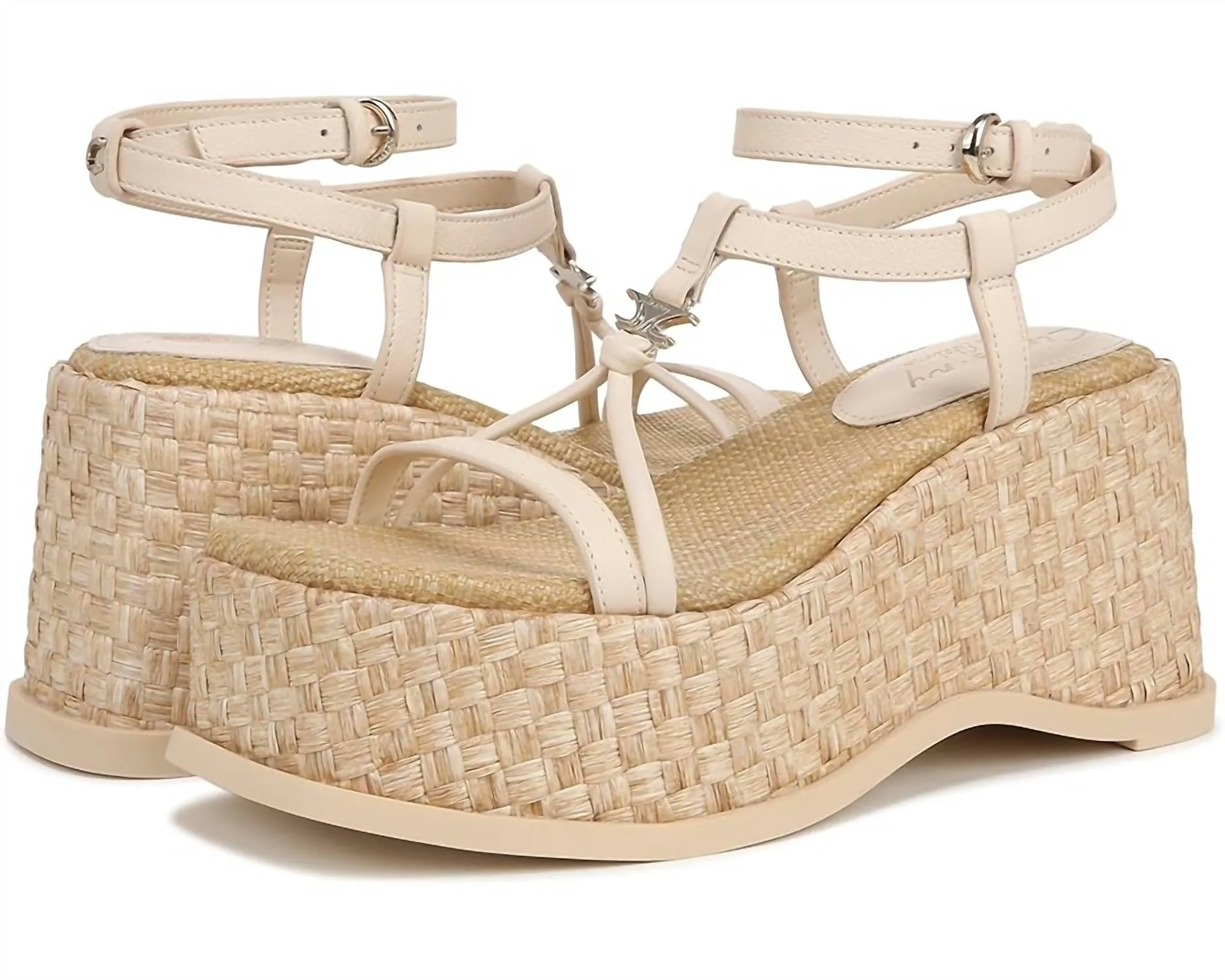 Odette Platform Sandal In Vanilla Bean