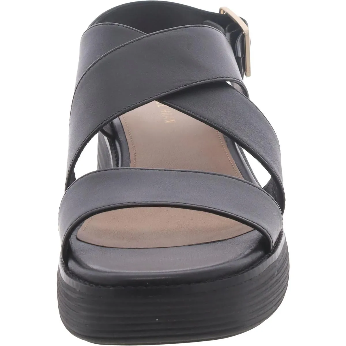 OG PLATFORM SANDAL Womens Leather Round toe Platform Sandals