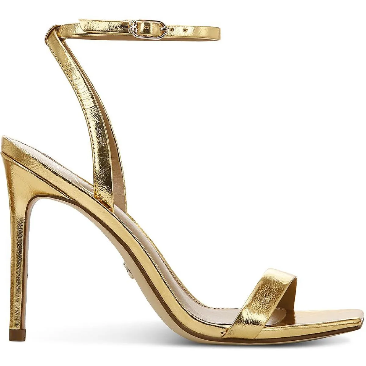 Orchid Womens Buckle Square Toe Heels