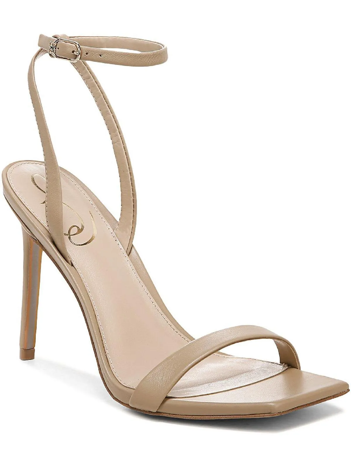 Orchid Womens Buckle Square Toe Heels