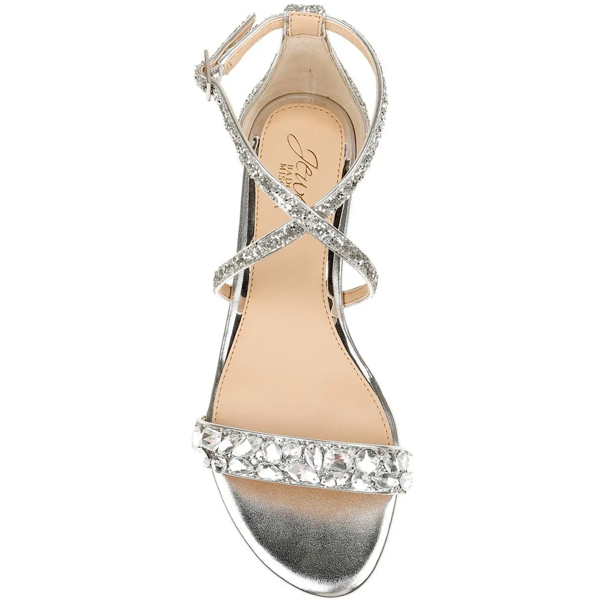 Osome Womens Embellished Man Made Ankle Strap
