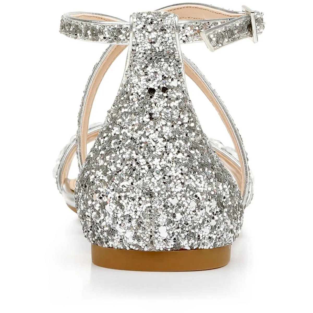 Osome Womens Embellished Man Made Ankle Strap