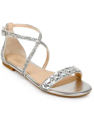 Osome Womens Embellished Man Made Ankle Strap