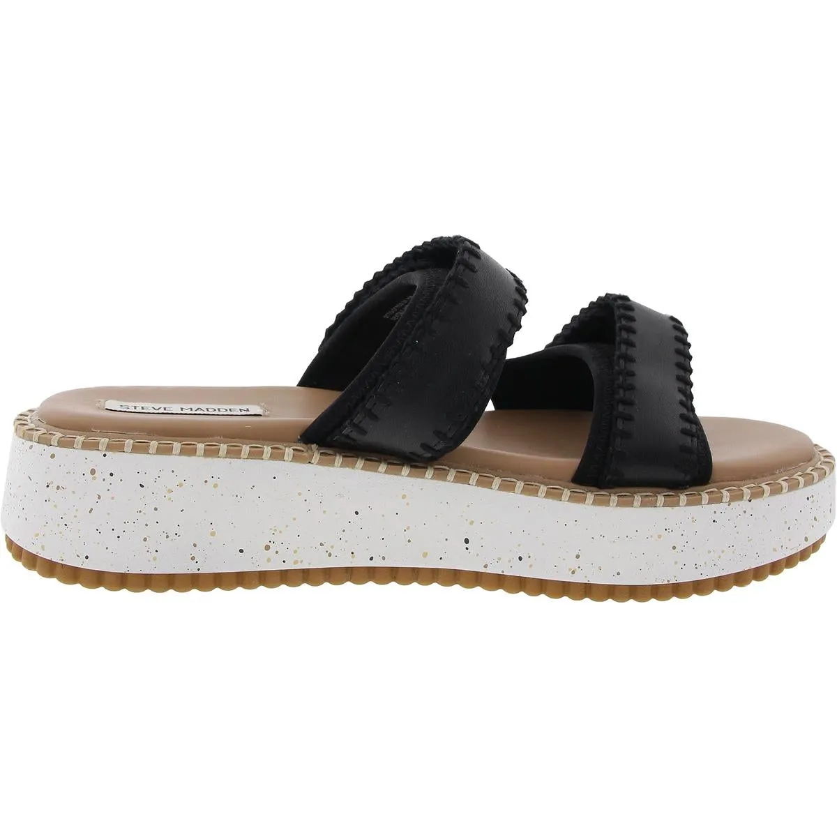 Otto Womens Adjustable Faux Leather Platform Sandals