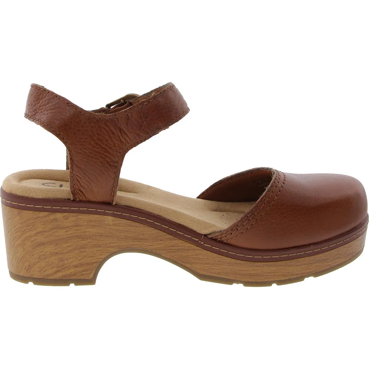 Paizlee Bay Womens Adjustable Leather Block Heels