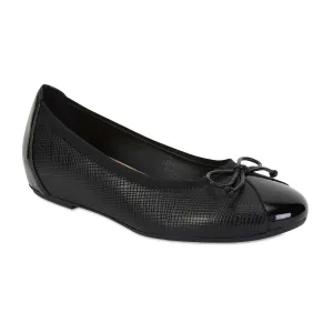 Palm Flat in Black Multi Leather