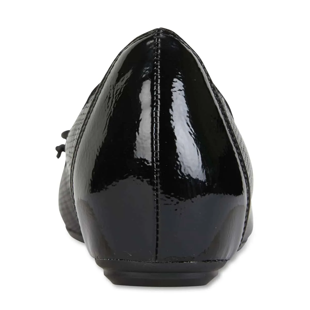 Palm Flat in Black Multi Leather