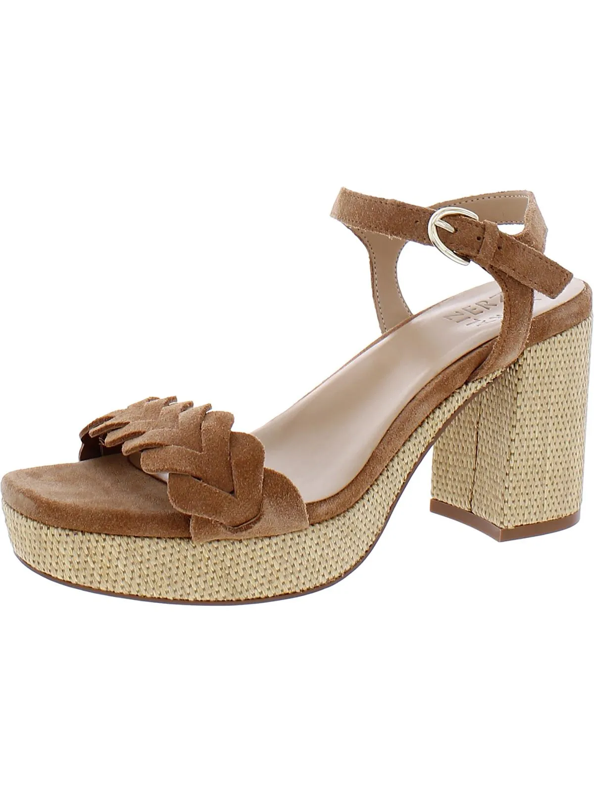 Pandora Womens Suede Ankle Strap Heels