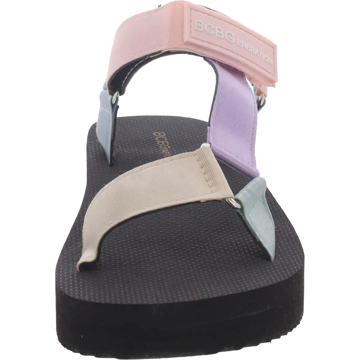 Parna-2 Womens Studded Adjustable Flatform Sandals