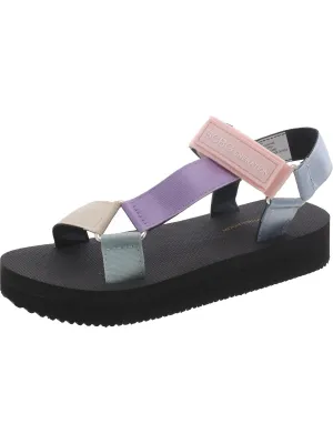 Parna-2 Womens Studded Adjustable Flatform Sandals