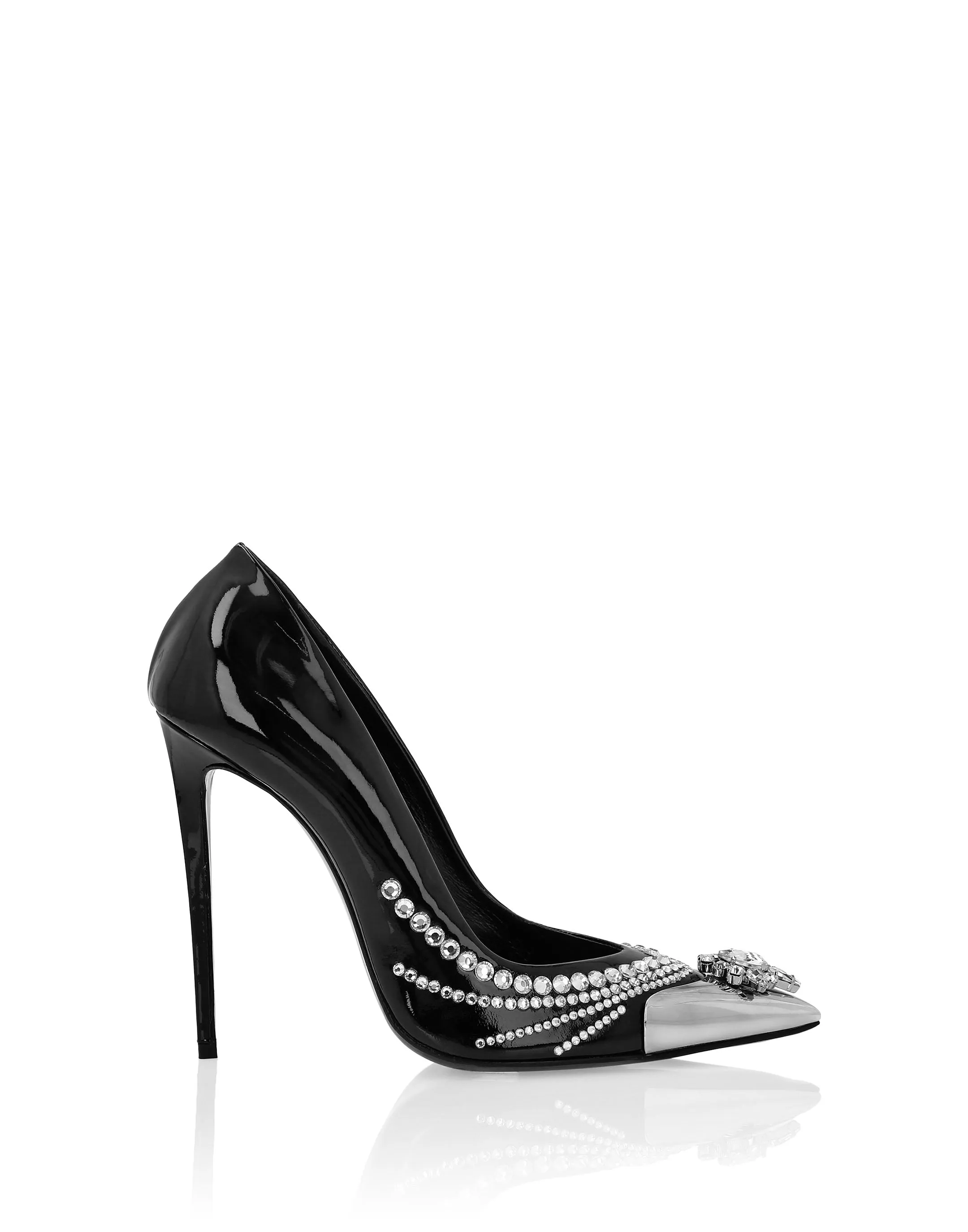 Patent Leather Decollete Hi-Heels