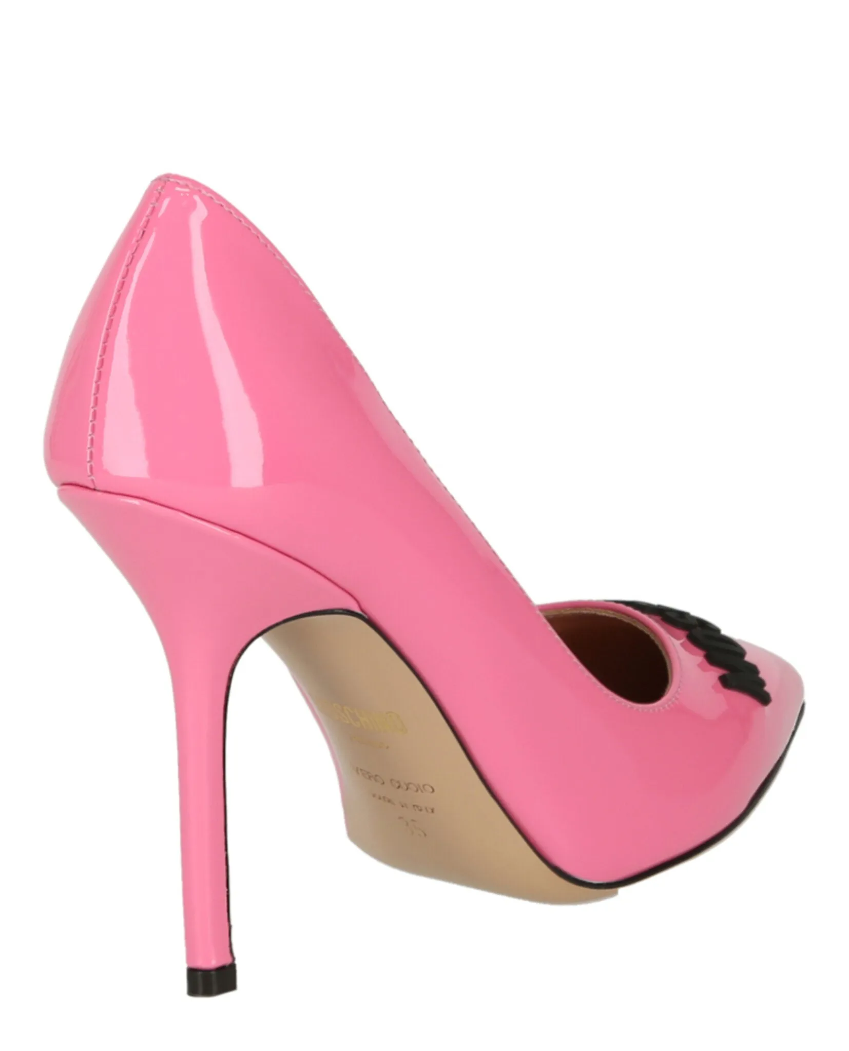 Patent Leather Logo Pumps