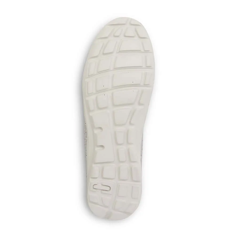 Patrice Sneaker in Light Grey Diamante