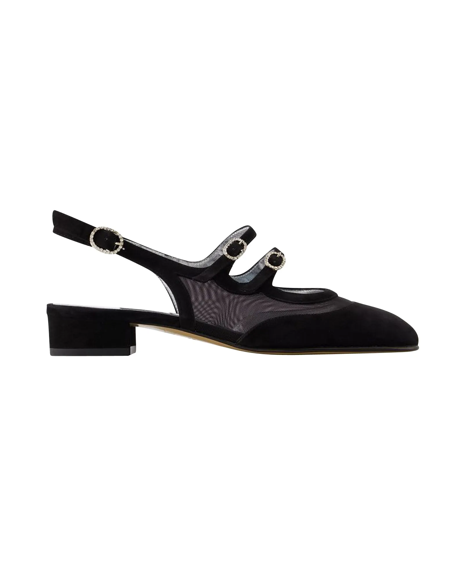 Peach Night Pumps - Carel - Black - Velvet