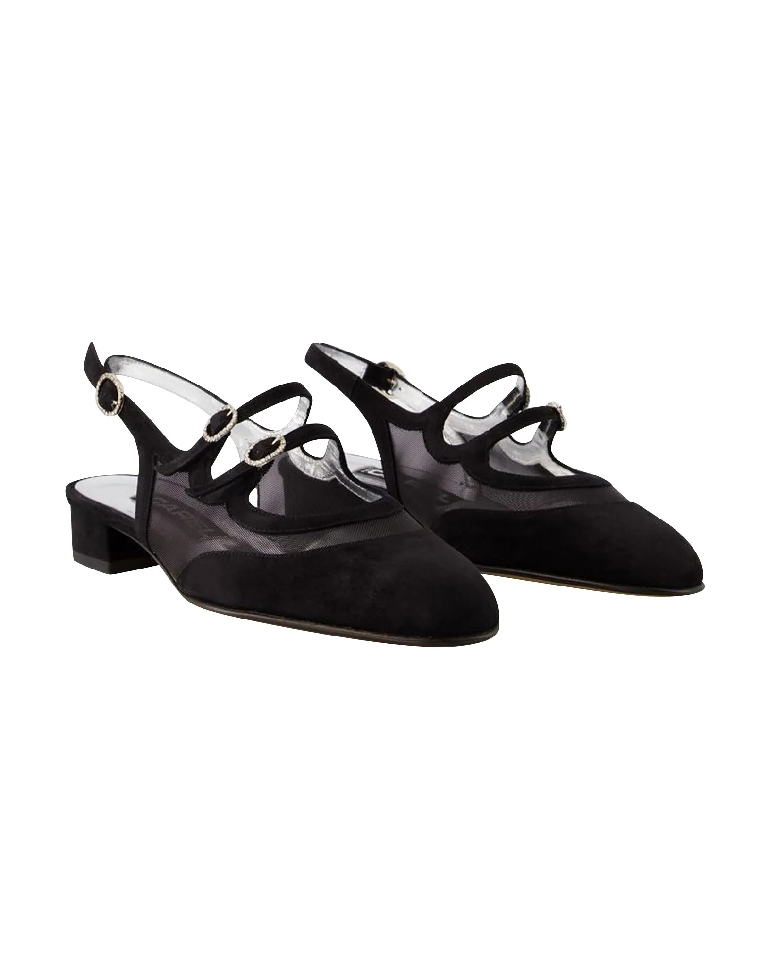 Peach Night Pumps - Carel - Black - Velvet