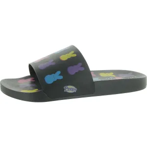 Peeps Womens Slip On P Slide Sandals