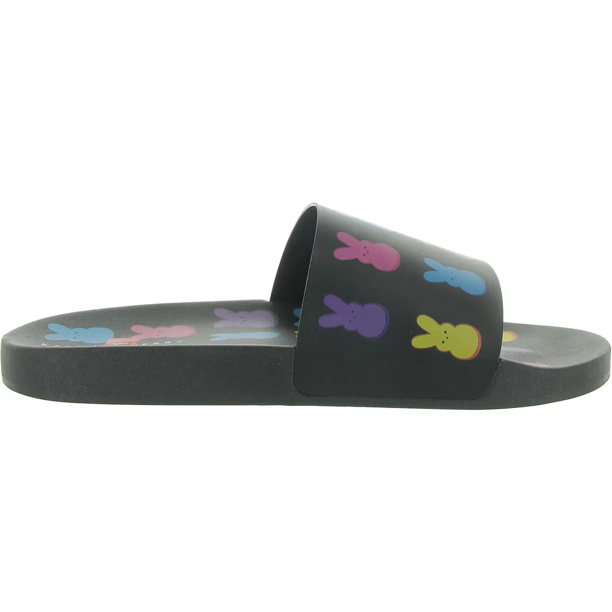 Peeps Womens Slip On P Slide Sandals