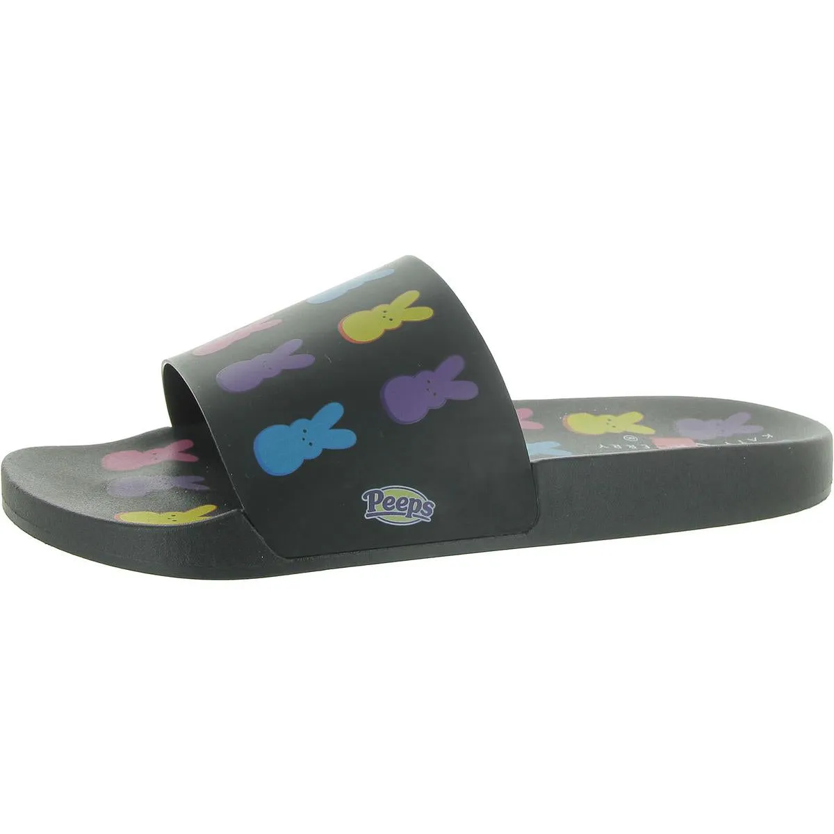 Peeps Womens Slip On P Slide Sandals