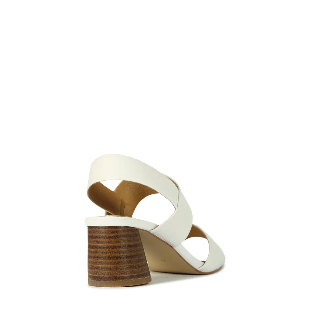 PETTO LEATHER SLIDE SANDALS
