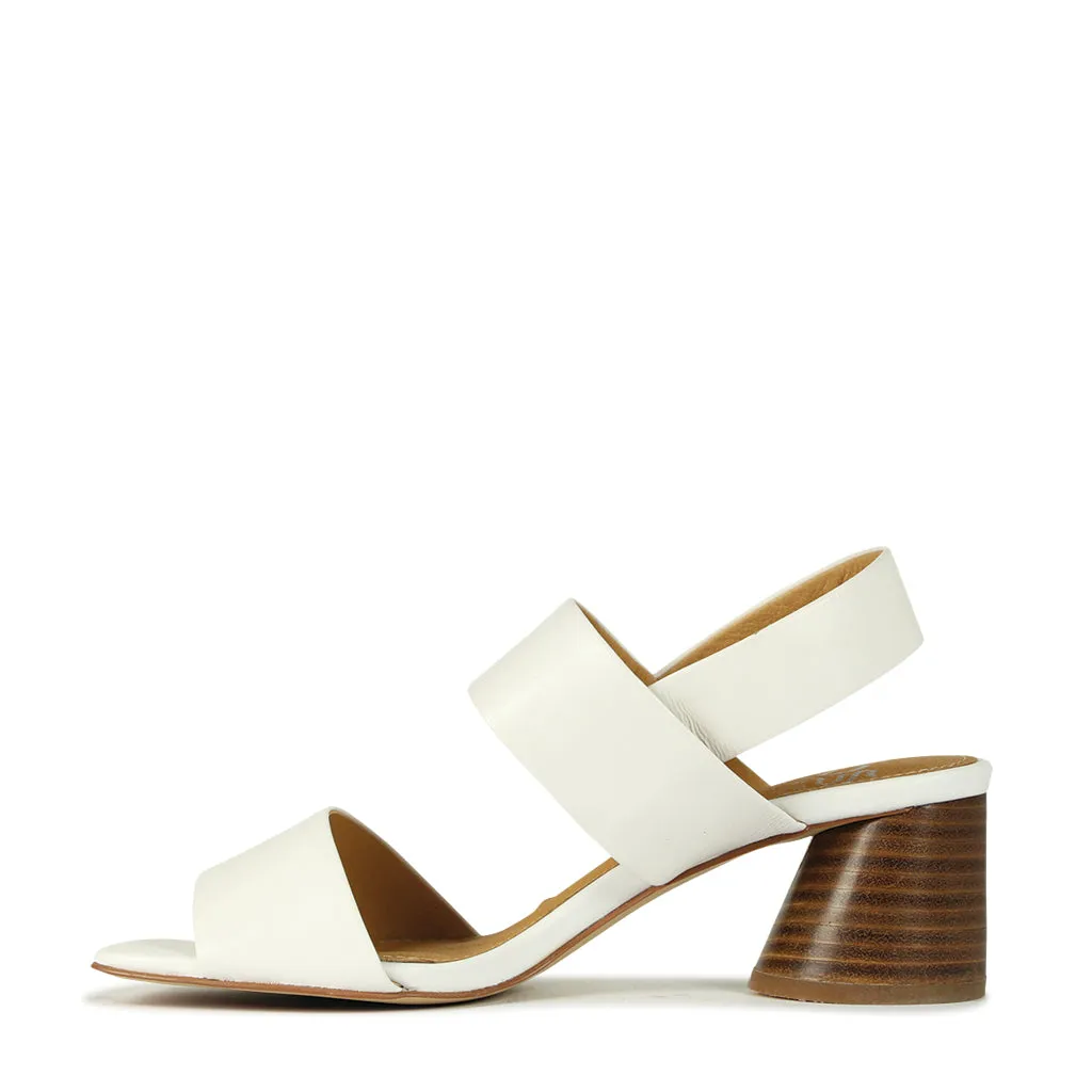PETTO LEATHER SLIDE SANDALS
