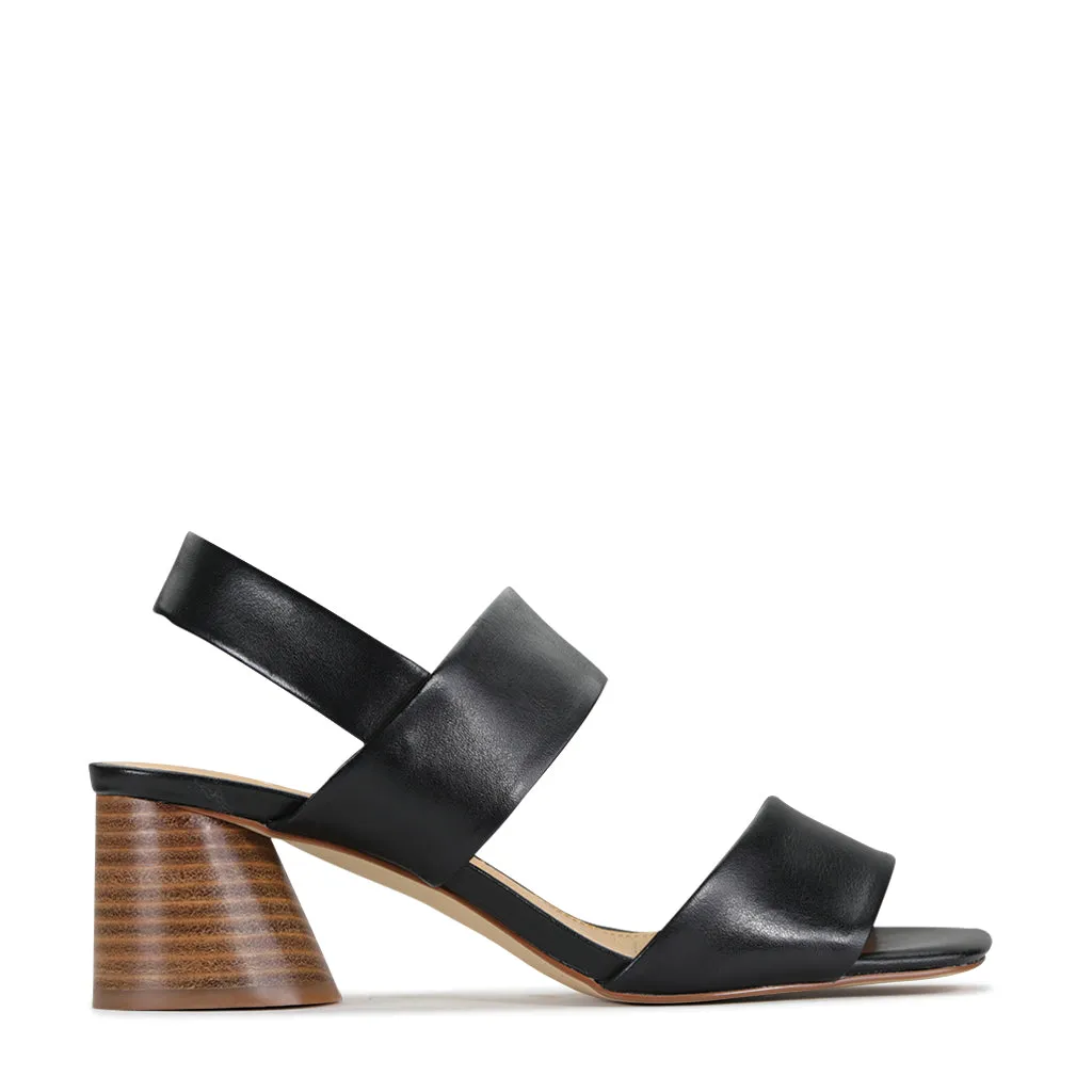 PETTO LEATHER SLIDE SANDALS