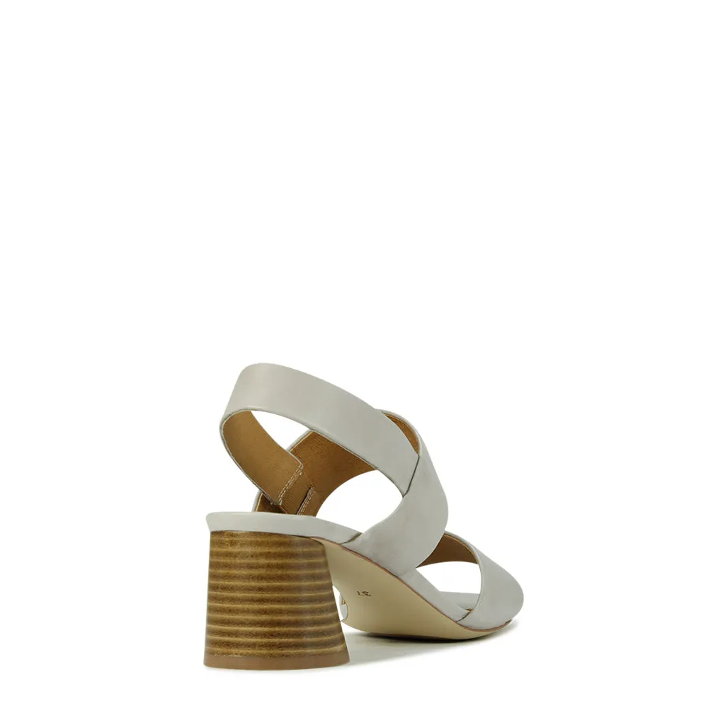 PETTO LEATHER SLIDE SANDALS