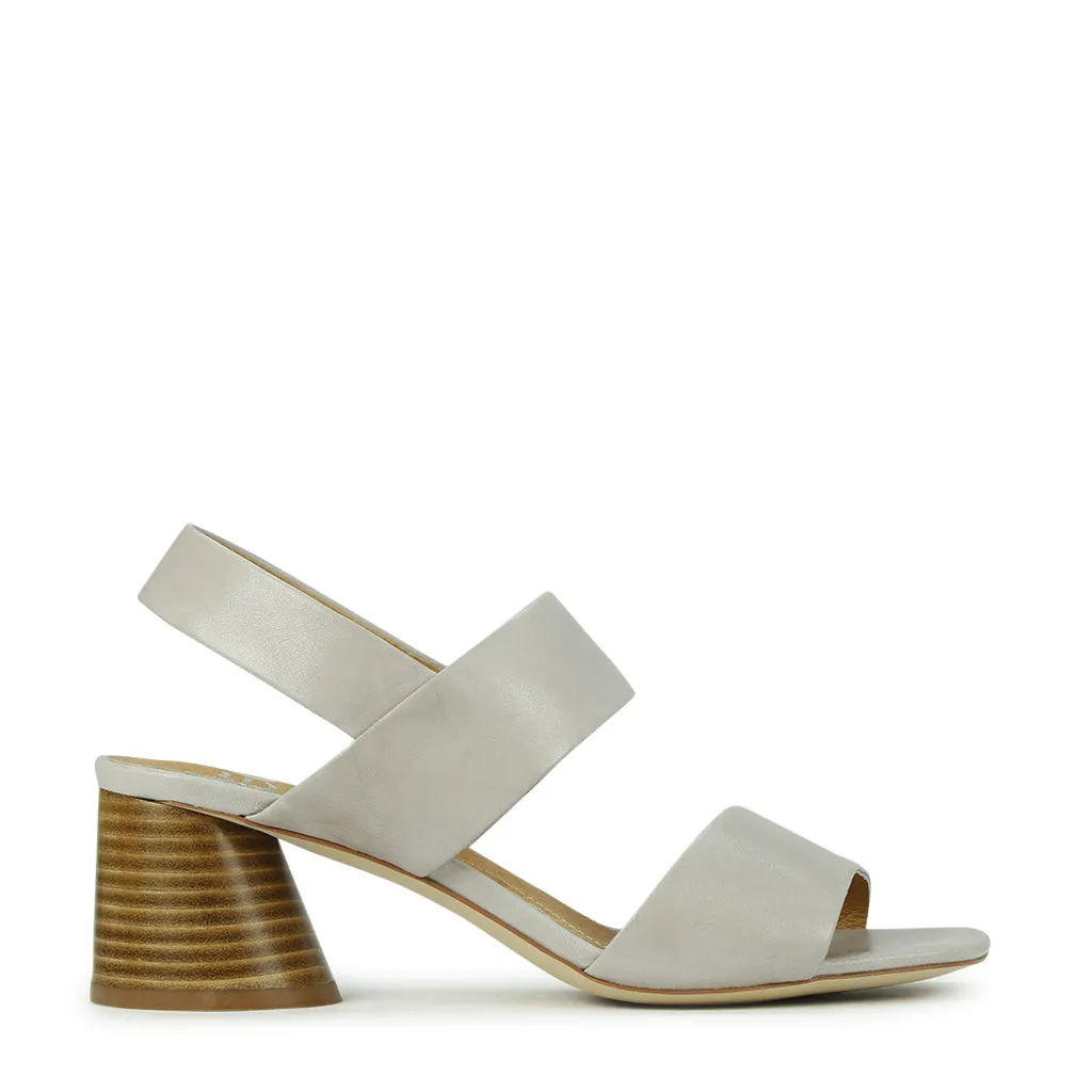 PETTO LEATHER SLIDE SANDALS