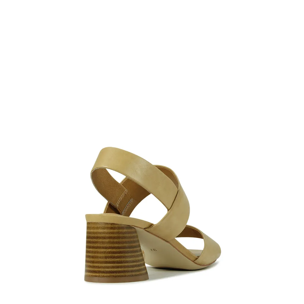 PETTO LEATHER SLIDE SANDALS