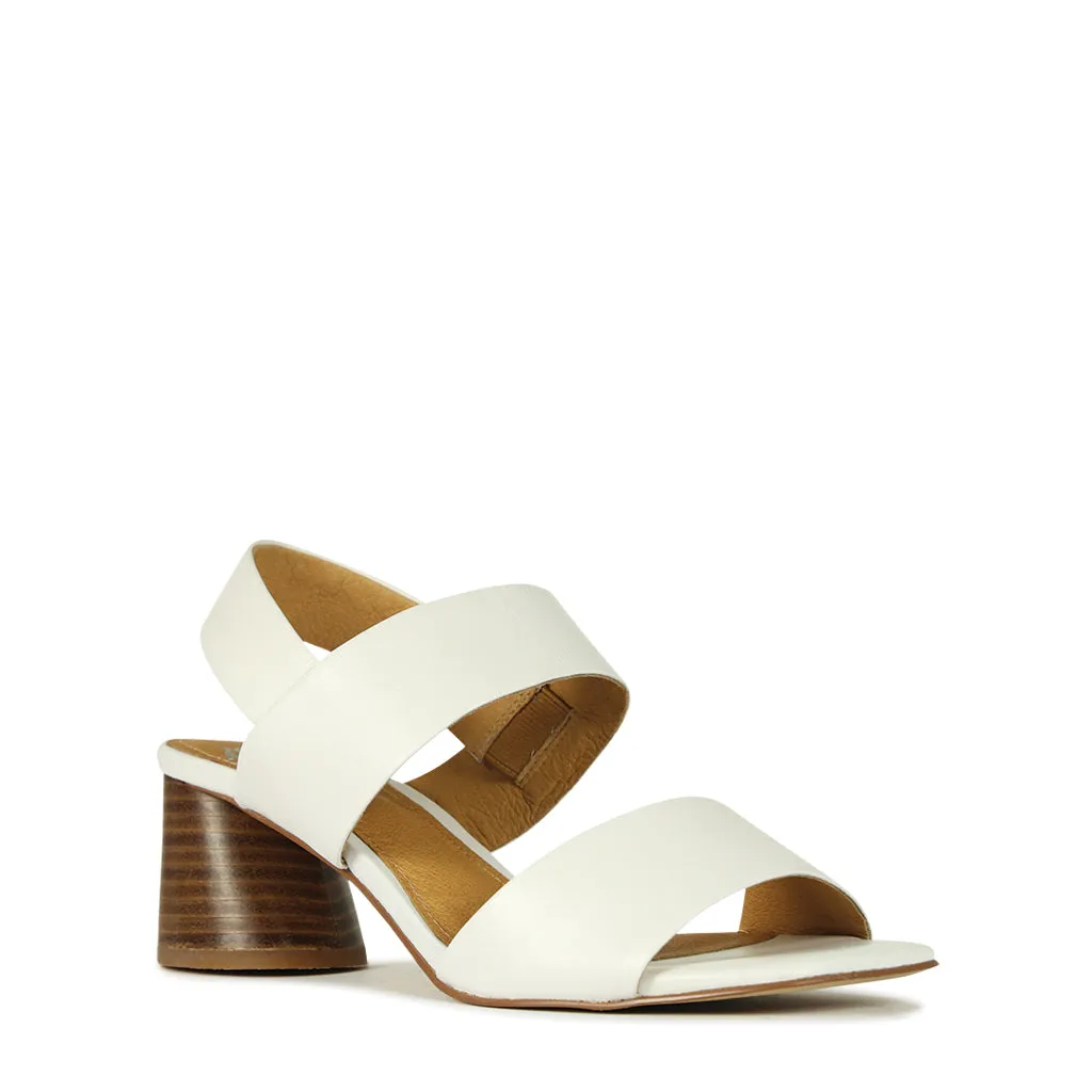 PETTO LEATHER SLIDE SANDALS