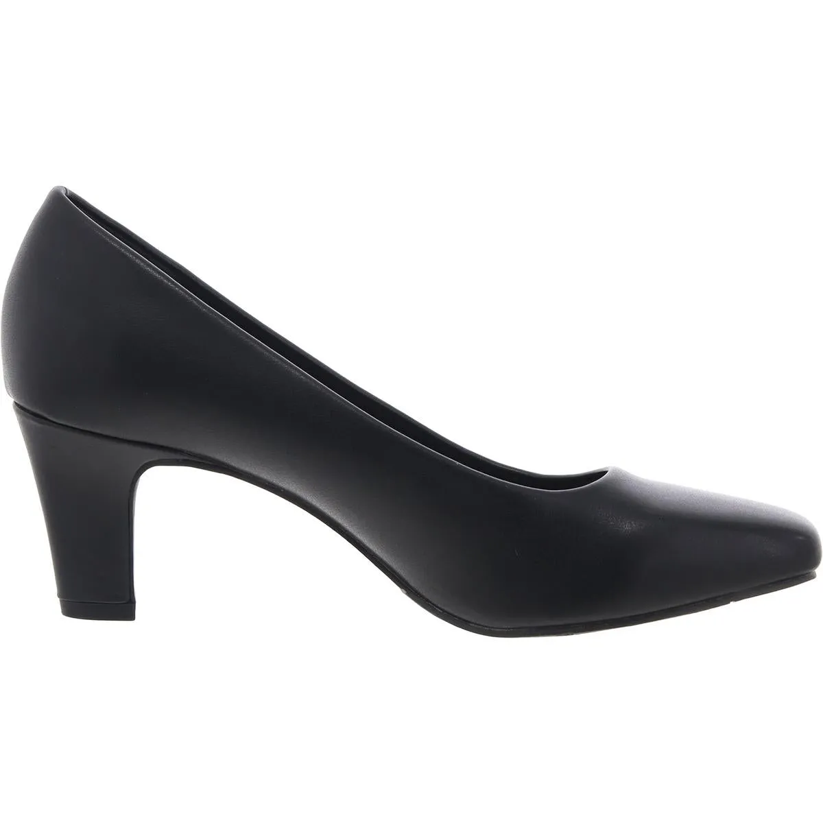 Poet Womens Padded Insole Faux Leather Pumps