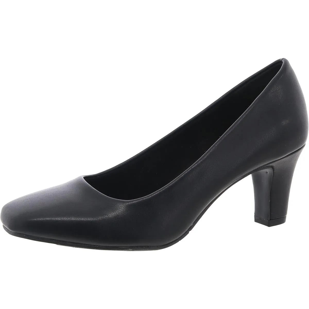 Poet Womens Padded Insole Faux Leather Pumps