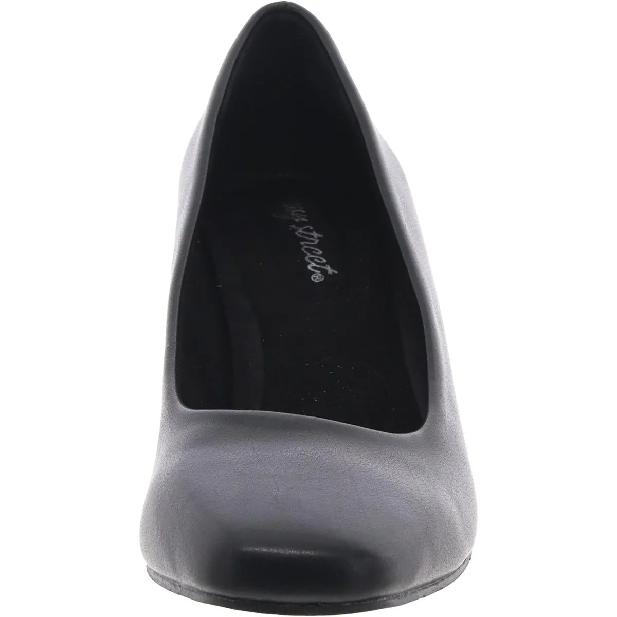 Poet Womens Padded Insole Faux Leather Pumps