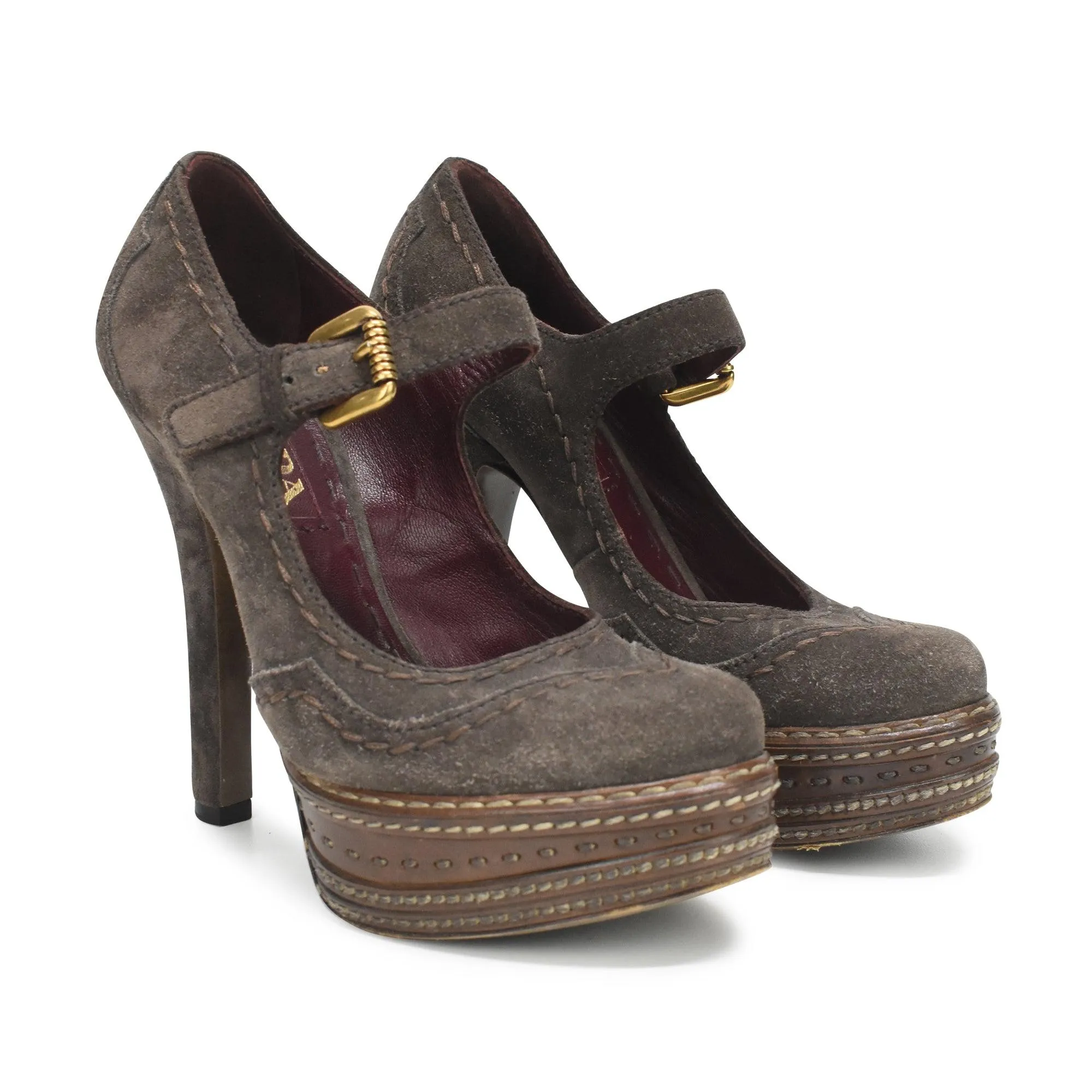 Prada Mary-Jane Platforms - Women's 36