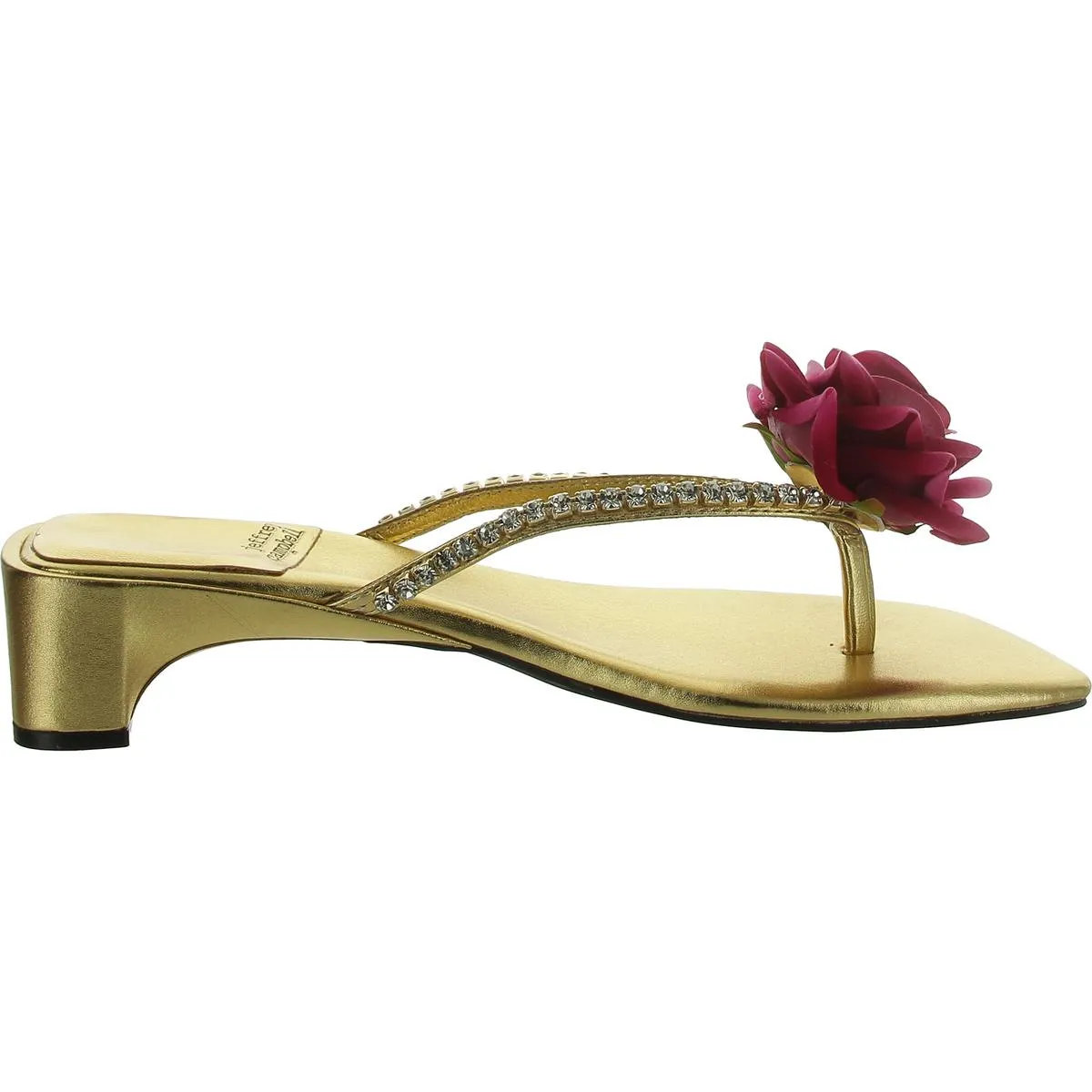 Primrose Womens Rhinestone Thong Thong Sandals